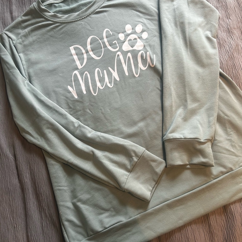Dog Mama Sweatshirt - Green